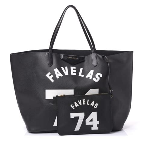 favelas givenchy|GIVENCHY Textured Coated Canvas Favelas Large Antigona .